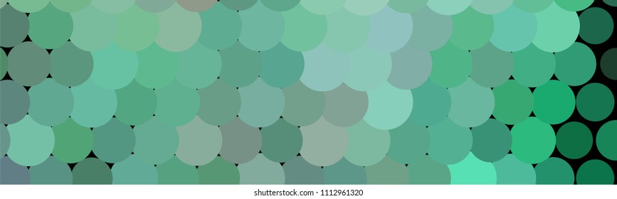 Abstract horizontal background. Spotted halftone effect. Dots, circles. Vector clip art