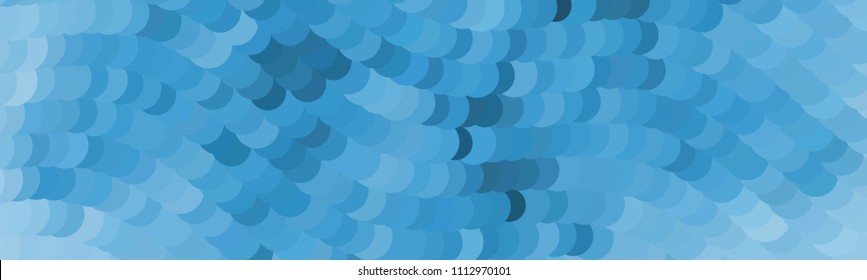 Abstract horizontal background. Spotted halftone effect texture. Dots, circles. Vector clip art