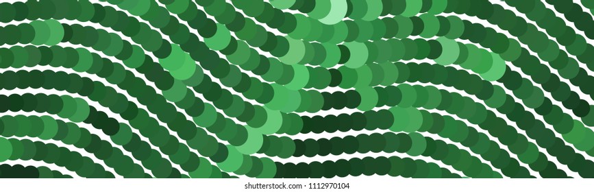 Abstract horizontal background. Spotted halftone effect texture. Dots, circles. Vector clip art