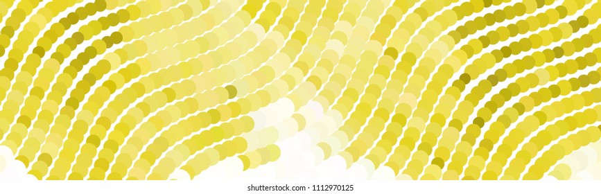 Abstract horizontal background. Spotted halftone effect texture. Dots, circles. Vector clip art