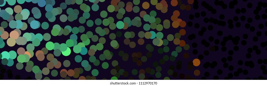 Abstract horizontal background. Spotted halftone effect texture. Dots, circles. Vector clip art