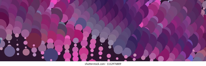 Abstract horizontal background. Spotted halftone effect texture.  Dots, circles. Vector clip art