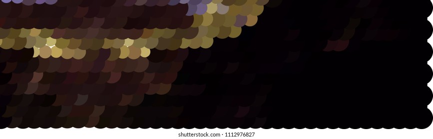 Abstract horizontal background. Spotted halftone effect texture.  Dots, circles. Vector clip art