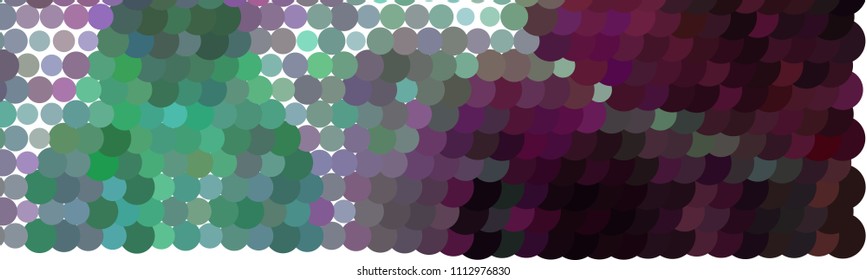 Abstract horizontal background. Spotted halftone effect texture.  Dots, circles. Vector clip art