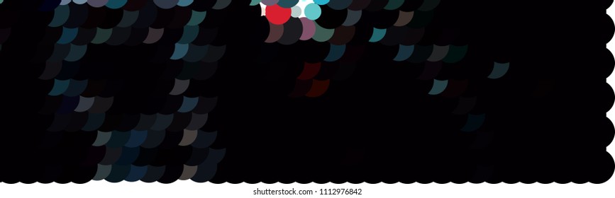 Abstract horizontal background. Spotted halftone effect texture.  Dots, circles. Vector clip art