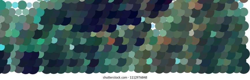 Abstract horizontal background. Spotted halftone effect texture.  Dots, circles. Vector clip art