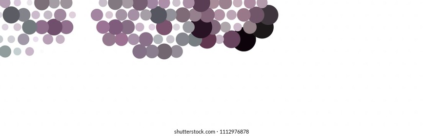 Abstract horizontal background. Spotted halftone effect texture.  Dots, circles. Vector clip art