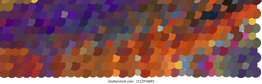 Abstract horizontal background. Spotted halftone effect texture.  Dots, circles. Vector clip art