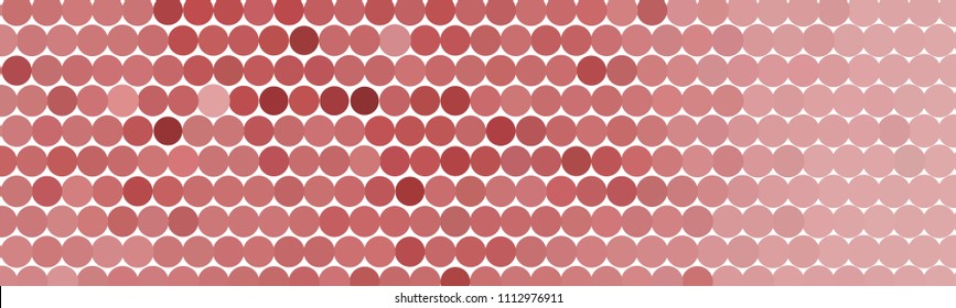 Abstract horizontal background. Spotted halftone effect texture.  Dots, circles. Vector clip art