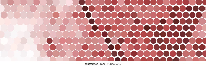 Abstract horizontal background. Spotted halftone effect texture.  Dots, circles. Vector clip art