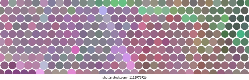 Abstract horizontal background. Spotted halftone effect texture.  Dots, circles. Vector clip art