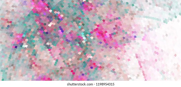 Abstract horizontal background. Spotted halftone effect. Dots, circles. Vector clip art