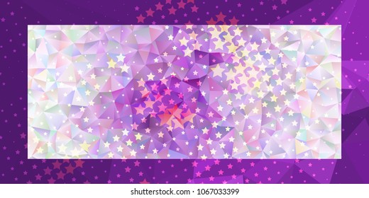 Abstract horizontal background with stars. Design element for posters, business cards, presentations layouts, showcases. Vector clip art
