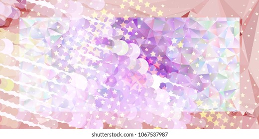 Abstract horizontal background with stars. Design element for posters, business cards, presentations layouts, showcases. Vector clip art