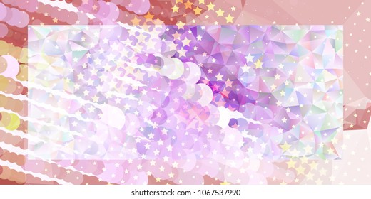 Abstract horizontal background with stars. Design element for posters, business cards, presentations layouts, showcases. Vector clip art