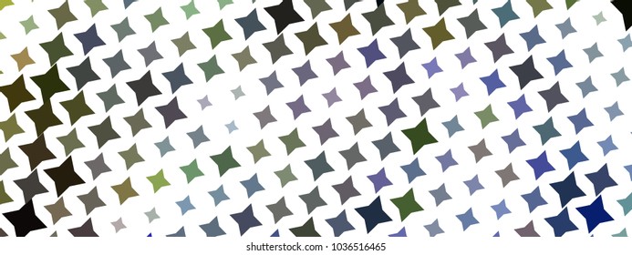 Abstract horizontal background with stars. Halftone effect. Design element for posters, business cards, presentations layouts, showcases. Vector clip art