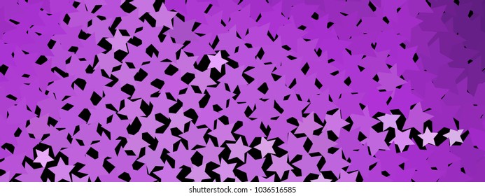 Abstract horizontal background with stars. Halftone effect. Design element for posters, business cards, presentations layouts, showcases. Vector clip art