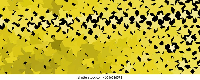 Abstract horizontal background with stars. Halftone effect. Design element for posters, business cards, presentations layouts, showcases. Vector clip art