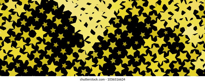 Abstract horizontal background with stars. Halftone effect. Design element for posters, business cards, presentations layouts, showcases. Vector clip art