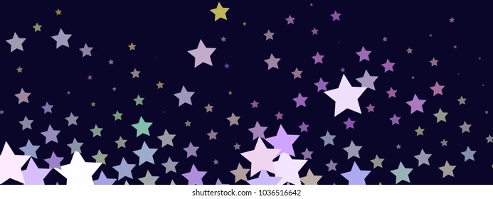 Abstract horizontal background with stars. Halftone effect. Design element for posters, business cards, presentations layouts, showcases. Vector clip art