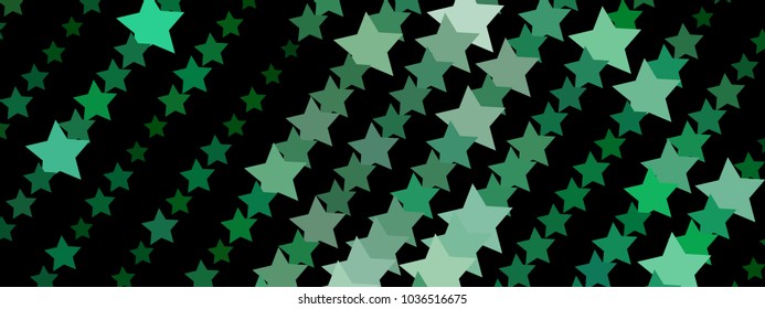 Abstract horizontal background with stars. Halftone effect. Design element for posters, business cards, presentations layouts, showcases. Vector clip art