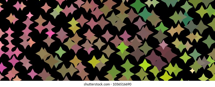Abstract horizontal background with stars. Halftone effect. Design element for posters, business cards, presentations layouts, showcases. Vector clip art