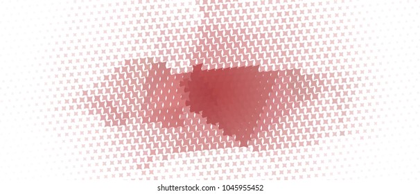Abstract horizontal background with stars. Halftone effect. Design element for posters, business cards, presentations layouts, showcases. Vector clip art