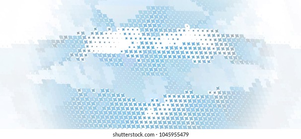Abstract horizontal background with stars. Halftone effect. Design element for posters, business cards, presentations layouts, showcases. Vector clip art