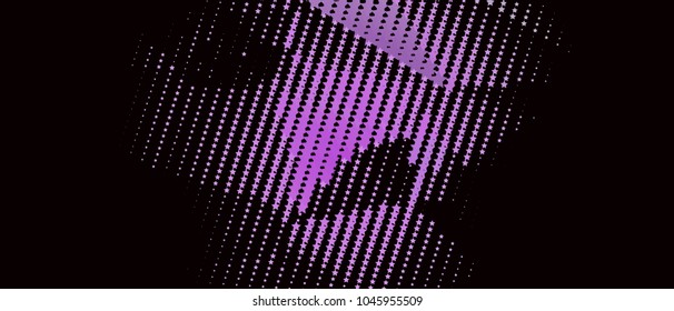Abstract horizontal background with stars. Halftone effect. Design element for posters, business cards, presentations layouts, showcases. Vector clip art