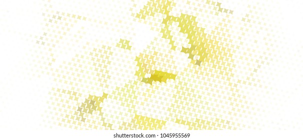 Abstract horizontal background with stars. Halftone effect. Design element for posters, business cards, presentations layouts, showcases. Vector clip art