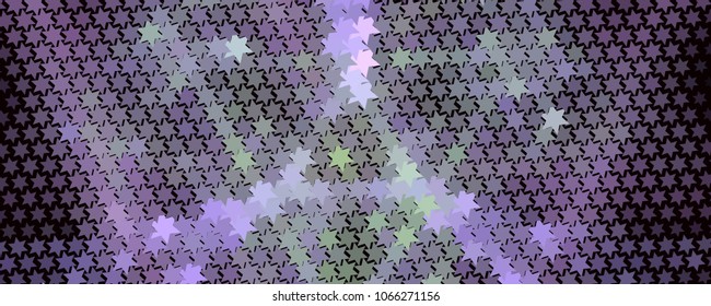 Abstract horizontal background with stars. Halftone effect. Design element for posters, business cards, presentations layouts, showcases. Vector clip art