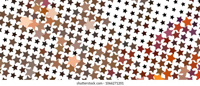 Abstract horizontal background with stars. Halftone effect. Design element for posters, business cards, presentations layouts, showcases. Vector clip art