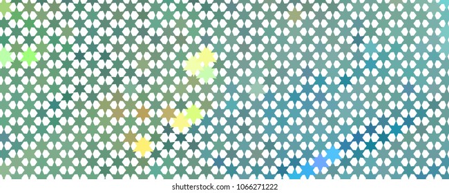 Abstract horizontal background with stars. Halftone effect. Design element for posters, business cards, presentations layouts, showcases. Vector clip art