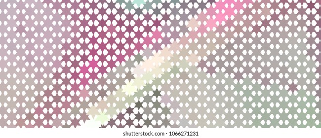 Abstract horizontal background with stars. Halftone effect. Design element for posters, business cards, presentations layouts, showcases. Vector clip art