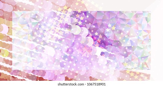 Abstract horizontal background with stars. Halftone effect. Design element for posters, business cards, presentations layouts, showcases. Vector clip art