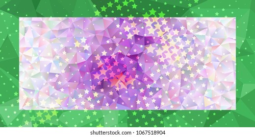 Abstract horizontal background with stars. Halftone effect. Design element for posters, business cards, presentations layouts, showcases. Vector clip art