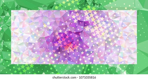 Abstract horizontal  background with stars. Halftone effect. Design element for posters, business cards, presentations layouts, showcases. Vector clip art