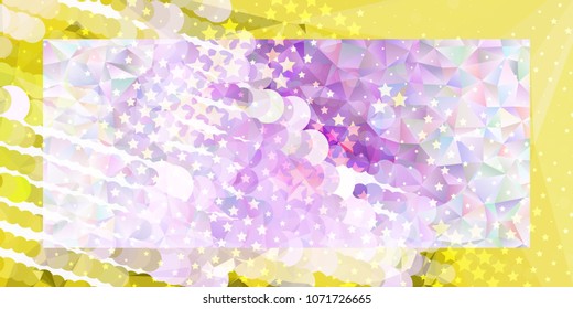 Abstract horizontal background with stars. Halftone effect. Design element for posters, business cards, presentations layouts, showcases. Vector clip art