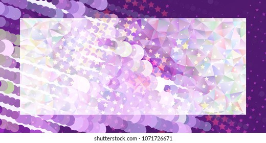 Abstract horizontal background with stars. Halftone effect. Design element for posters, business cards, presentations layouts, showcases. Vector clip art