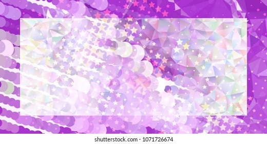 Abstract horizontal background with stars. Halftone effect. Design element for posters, business cards, presentations layouts, showcases. Vector clip art