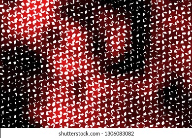 Abstract horizontal background with stars. Halftone effect. 