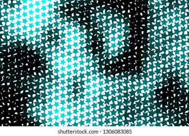 Abstract horizontal background with stars. Halftone effect. 