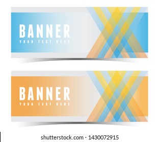 abstract horizontal banner design,web template.