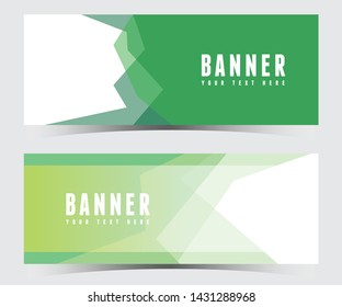 abstract horizontal banner design,web template.