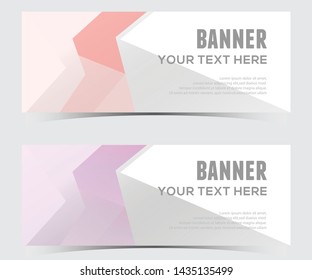 abstract horizontal banner design,web template.