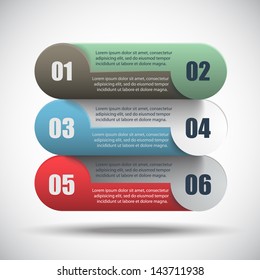 Abstract horizontal banner / vector background