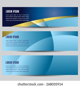 Abstract Horizontal Banners 