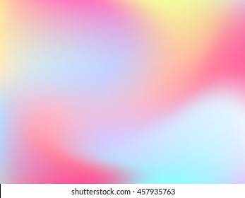 Abstract horizontal blur gradient background with trend pastel pink, purple, violet, yellow and blue colors for deign concepts, wallpapers, web, presentations and prints. Vector illustration.