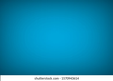 Abstract horizontal blurred blue background. White blur. Dark edges. Blue gradation background