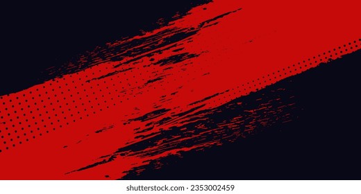 Abstract horizontal bright red and blue stripes background. You can use it for advertisements, posters, templates, business presentations. Vector illustration